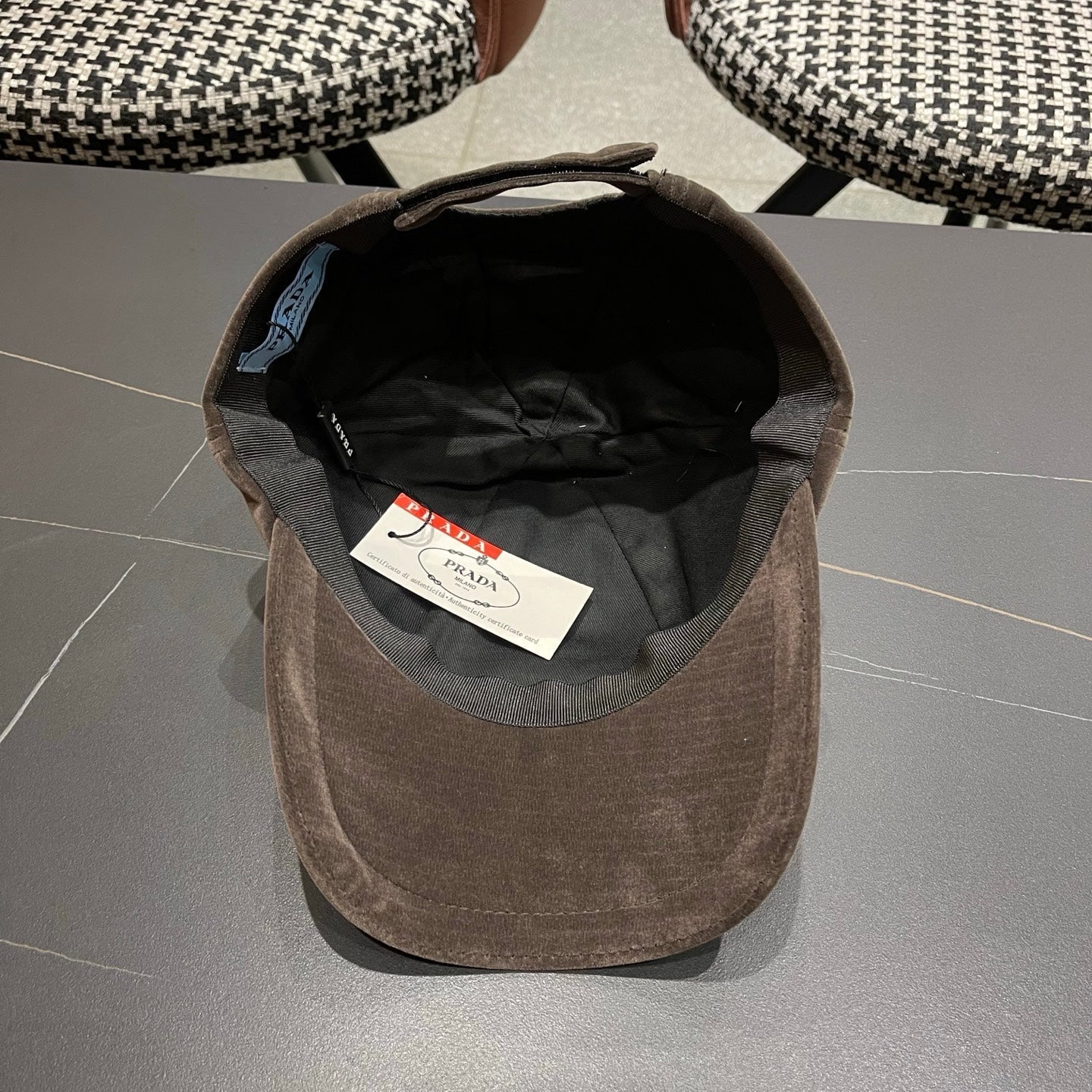 PRA 25 BASEBALL CAP GRAY VELVET 823468