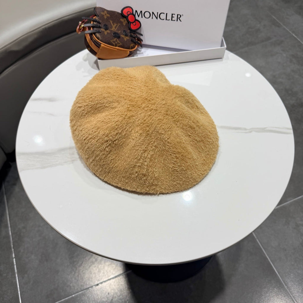 Prada 25 Iceland Beret Women's Camel in Plush 125814