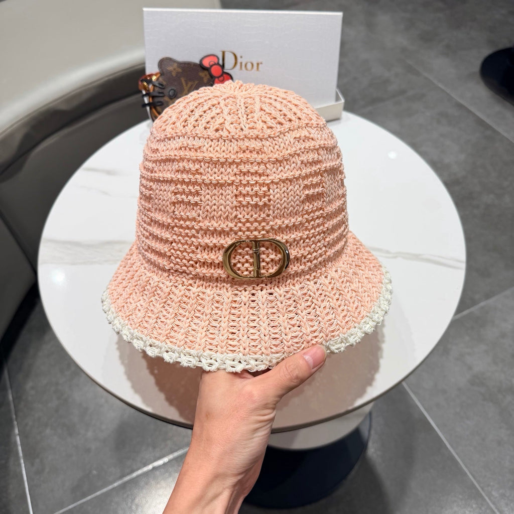 Dior Bucket Hat Pink in Mesh 192310