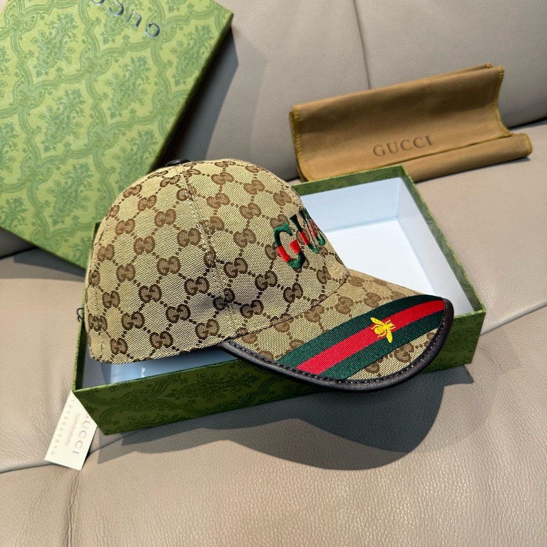 Gucci Baseball Cap Brown in Canvas 193862