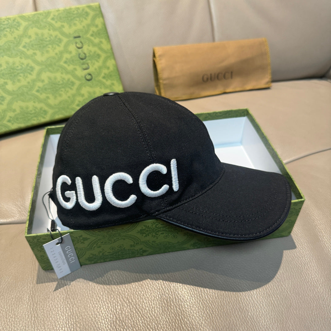 Gucci Baseball Cap Black in Canvas 193826