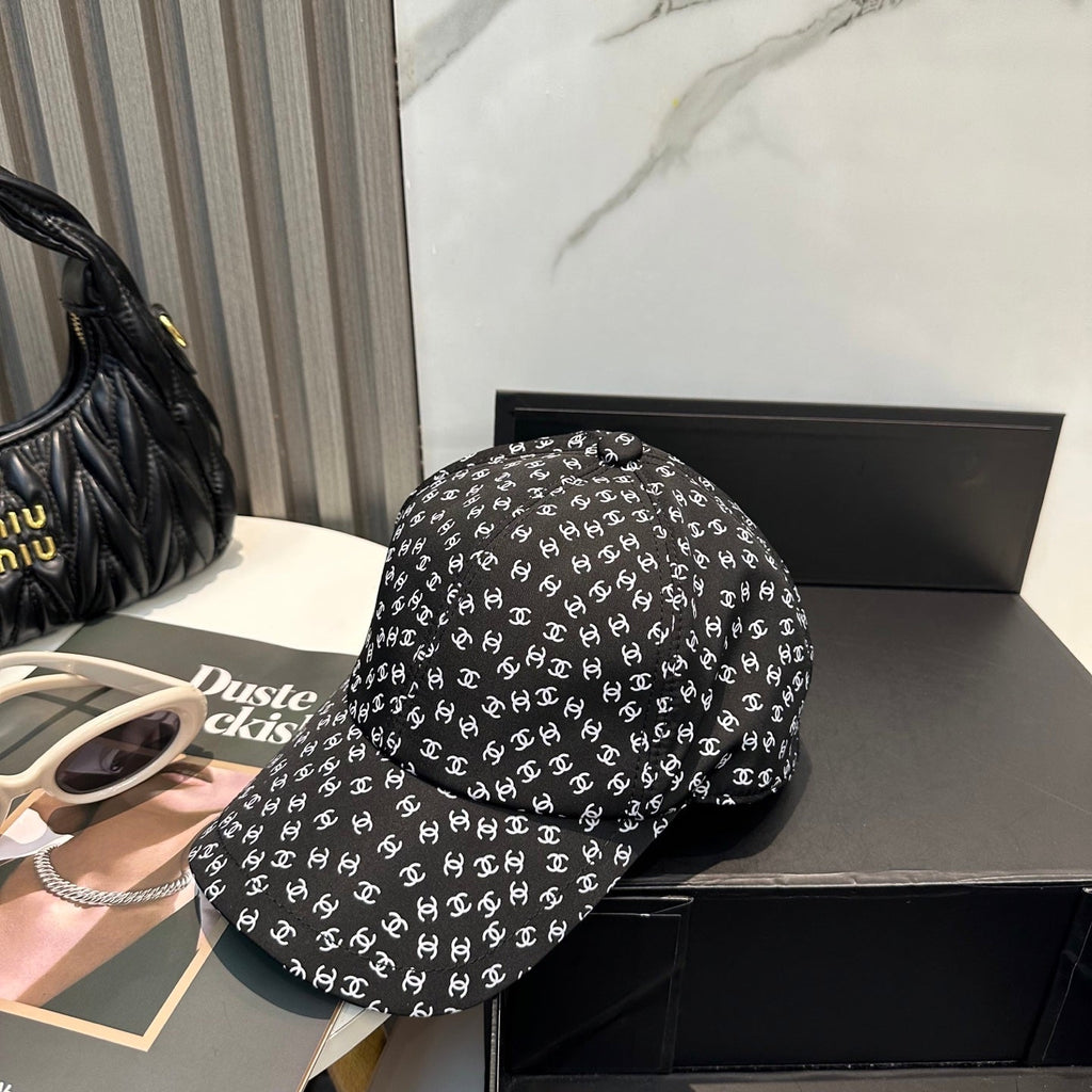 Chanel Classic Baseball Cap Style Black in Cloth 192002
