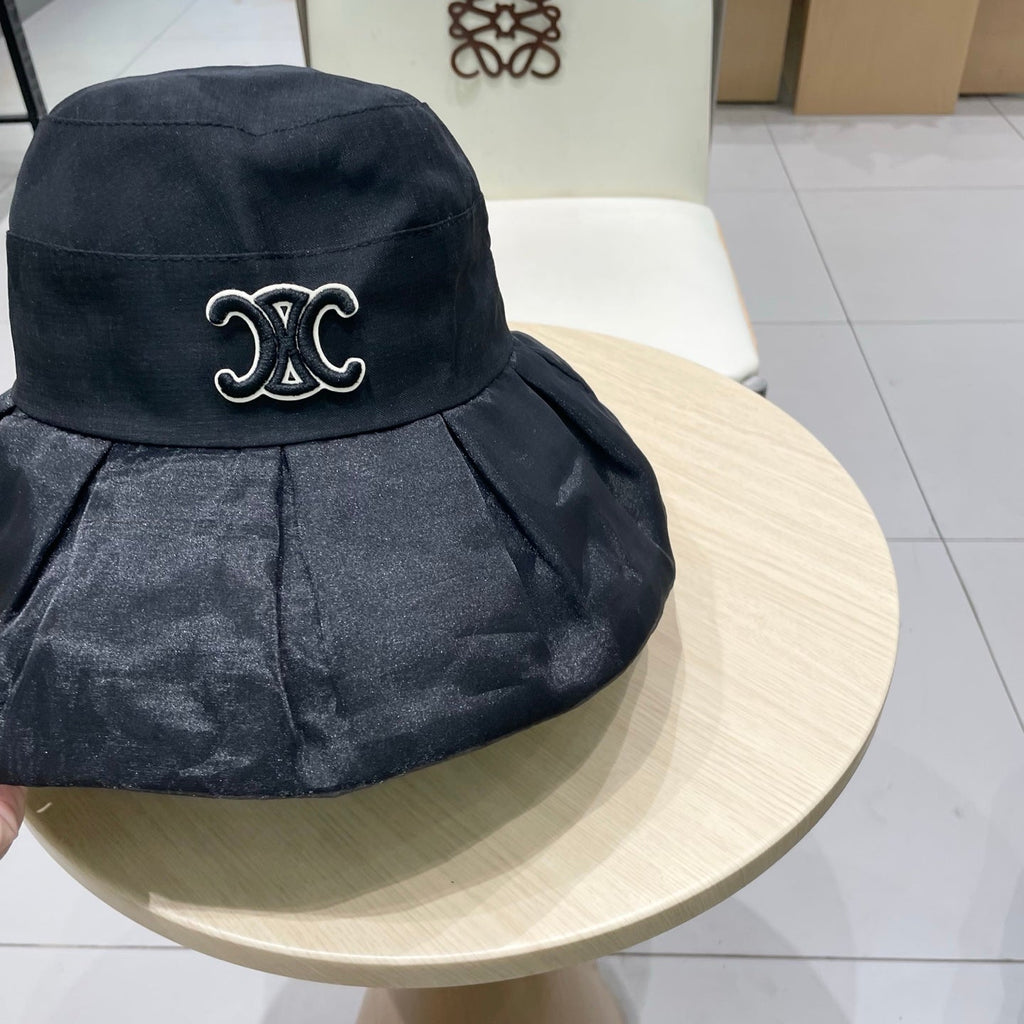 Chanel Bow-tie Bucket Hat Black in Cloth 197804