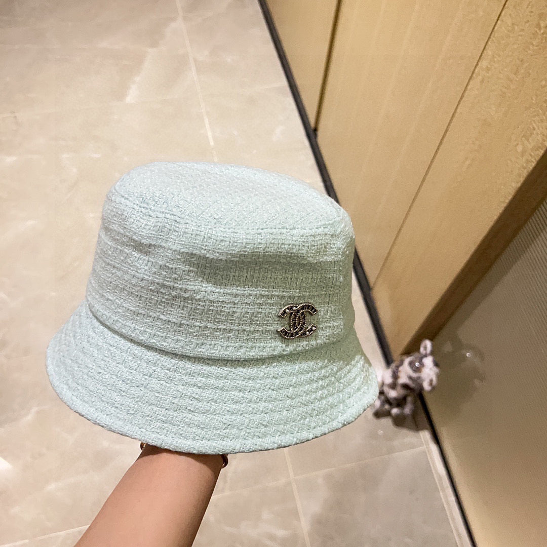 Chanel  Fisherman's Hat Mint Green in Cloth 197683
