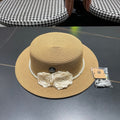 Chanel Summer Sunscreen Hat Camel in Weaving 205278