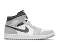 Air Jordan 1 Mid ‘Light Smoke Grey’ Revered Footwear Sneakers - All-Day Comfort