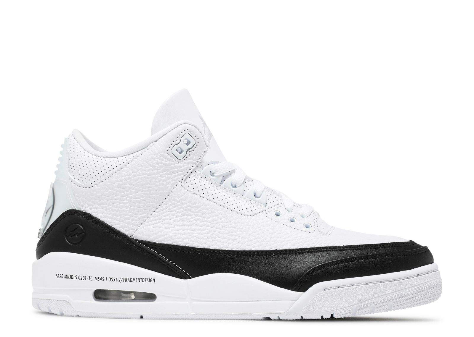 Fragment Design x Air Jordan 3 Retro SP ‘White’ Everlasting Sneaker...