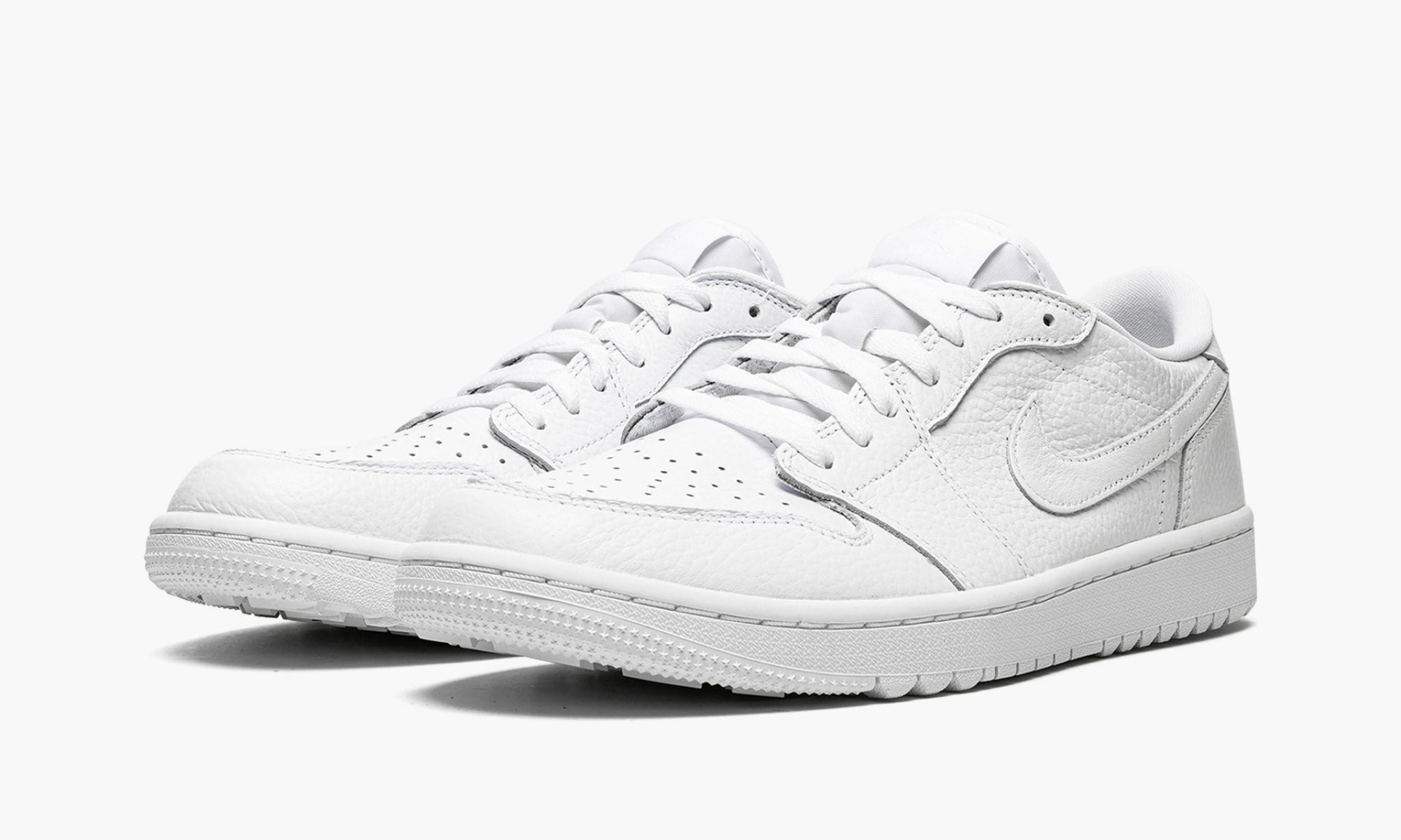 Air Jordan 1 Low Golf “Triple White” Sneakers - Streetwear Essential