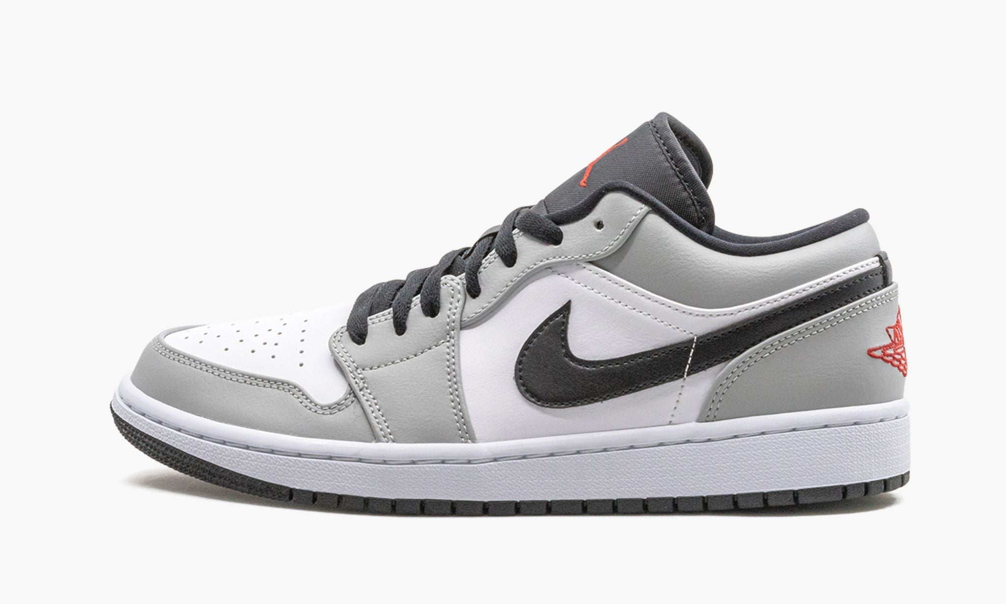 Air Jordan 1 Low Light Smoke Grey Sneakers - Cushioned Stride