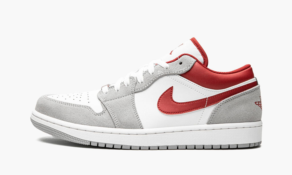 AIR JORDAN 1 LOW SE “White / Grey / Red” Sneakers - Authentic