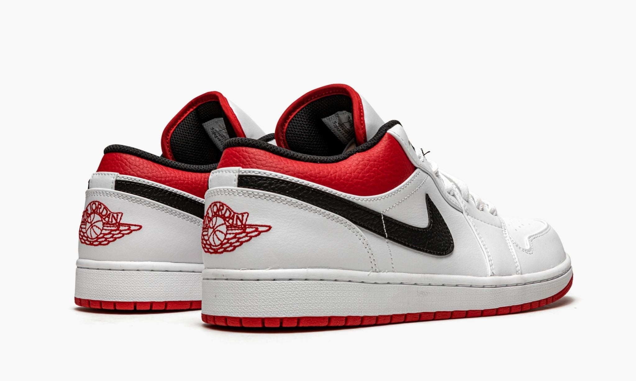 Air Jordan 1 Low White / Gym Red Sneakers - Game Changer