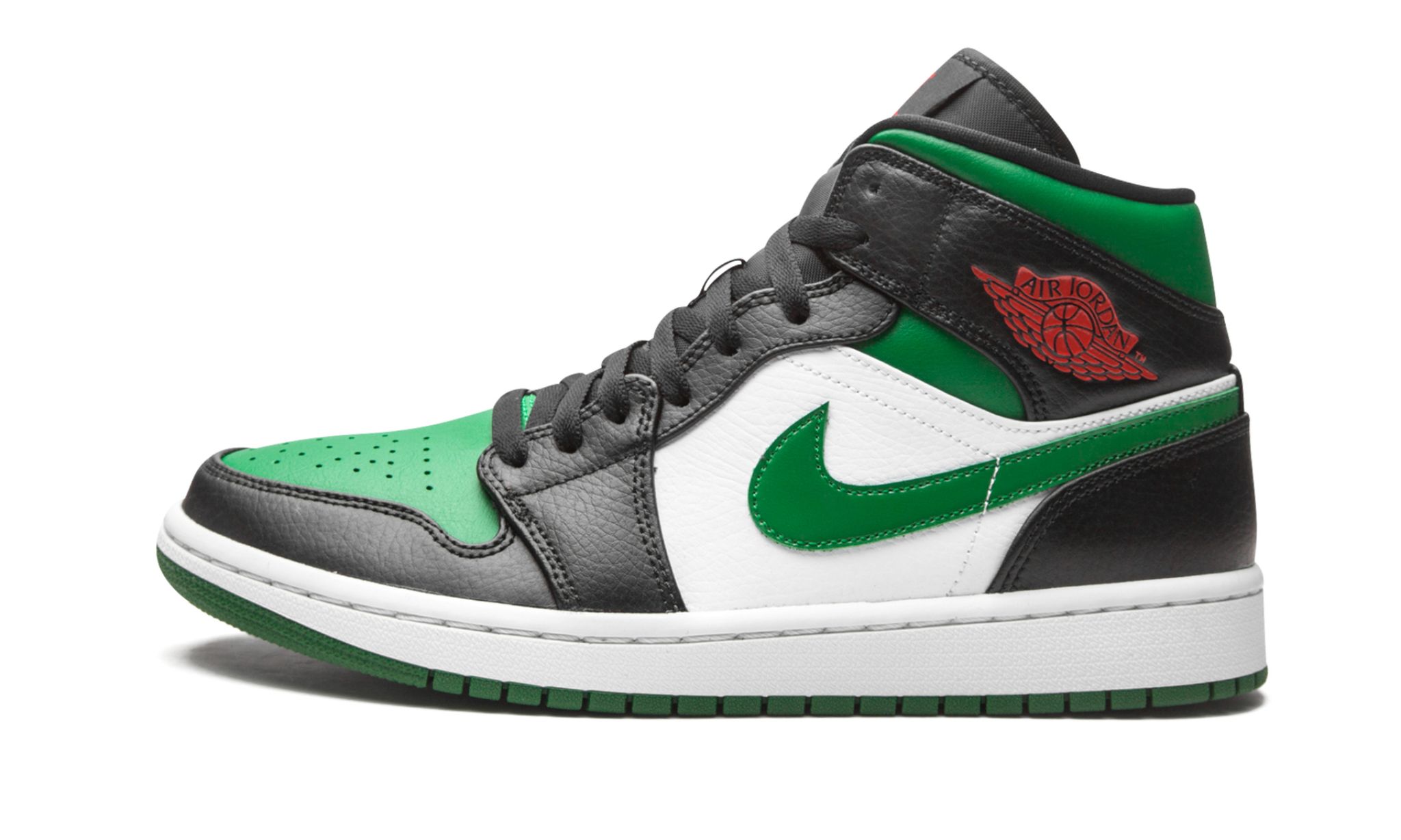 Air Jordan 1 Mid “Green Toe” Sneakers - Fresh Drop | On-Feet Fire
