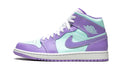 Air Jordan 1 Mid “Purple Pulse / Glacier Blue” Sneakers - Signature Series