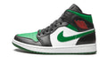 Air Jordan 1 Mid Green Toe Sneakers - Cushioned Stride | Designer Kicks