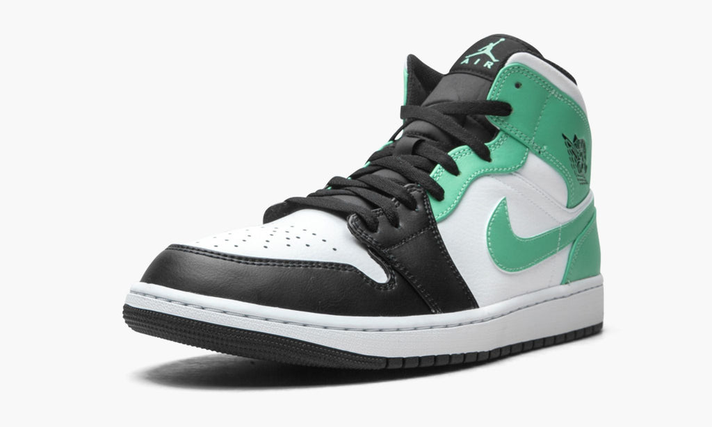 Air Jordan 1 Mid Island Green Sneakers - Cushioned Stride