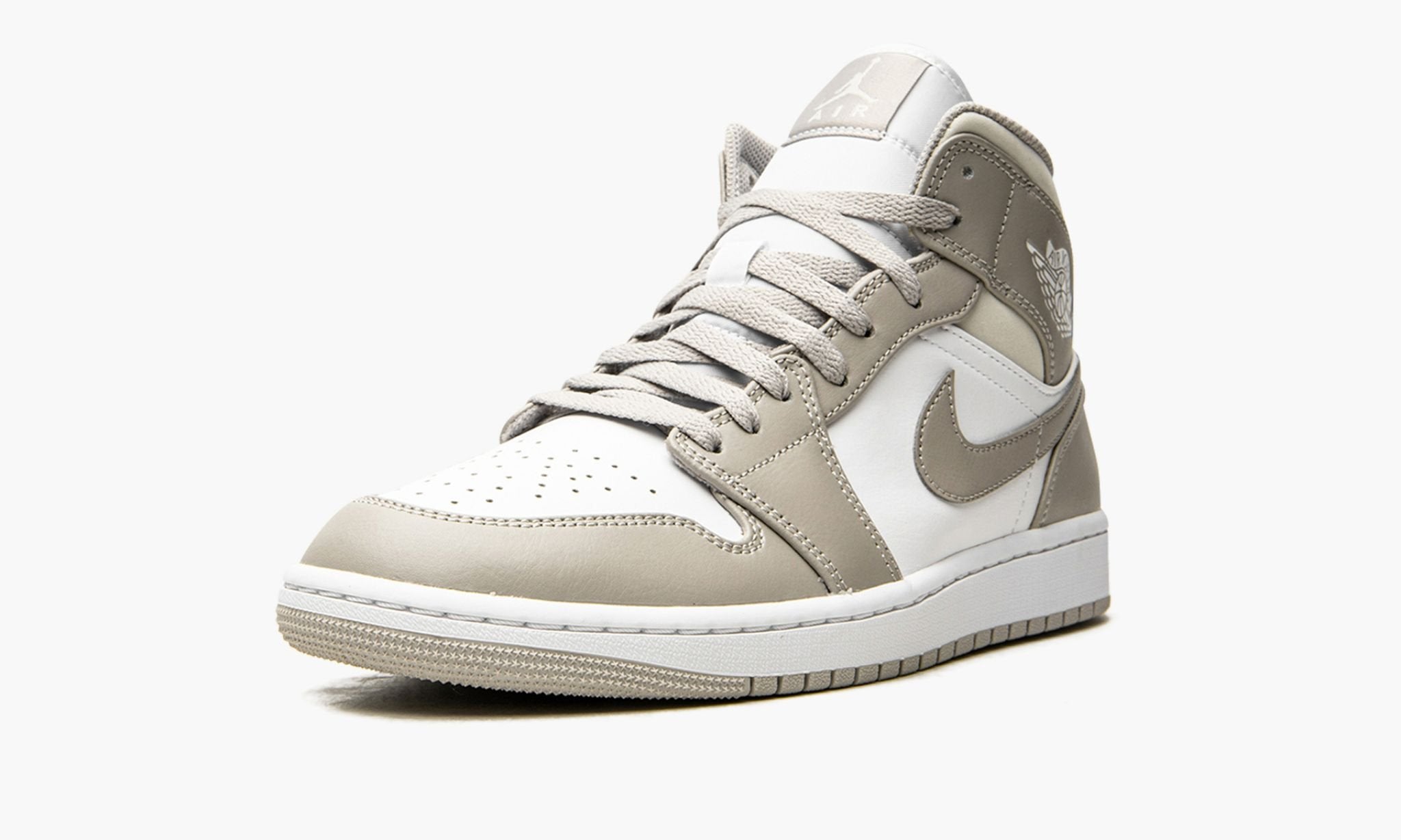 Air Jordan 1 Mid Linen Sneakers - Authentic | Silhouette King