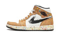 Air Jordan 1 Mid SE “Brushstroke” Sneakers - Vintage Inspired