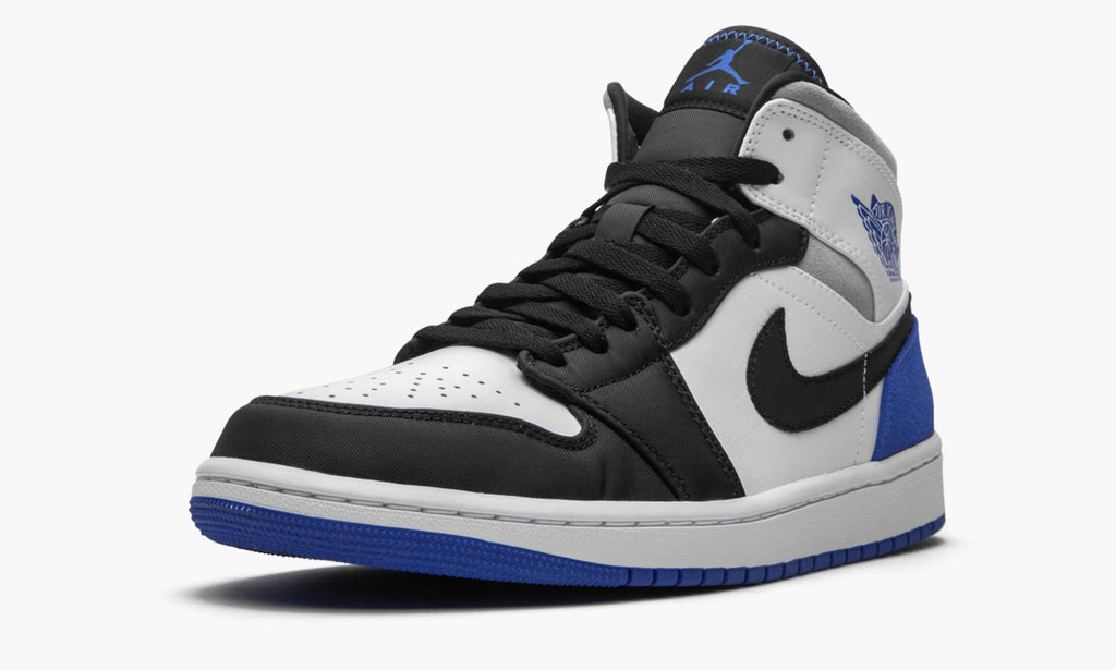 Air Jordan 1 Mid SE Game Royal Black Toe Sneakers - Court Classic