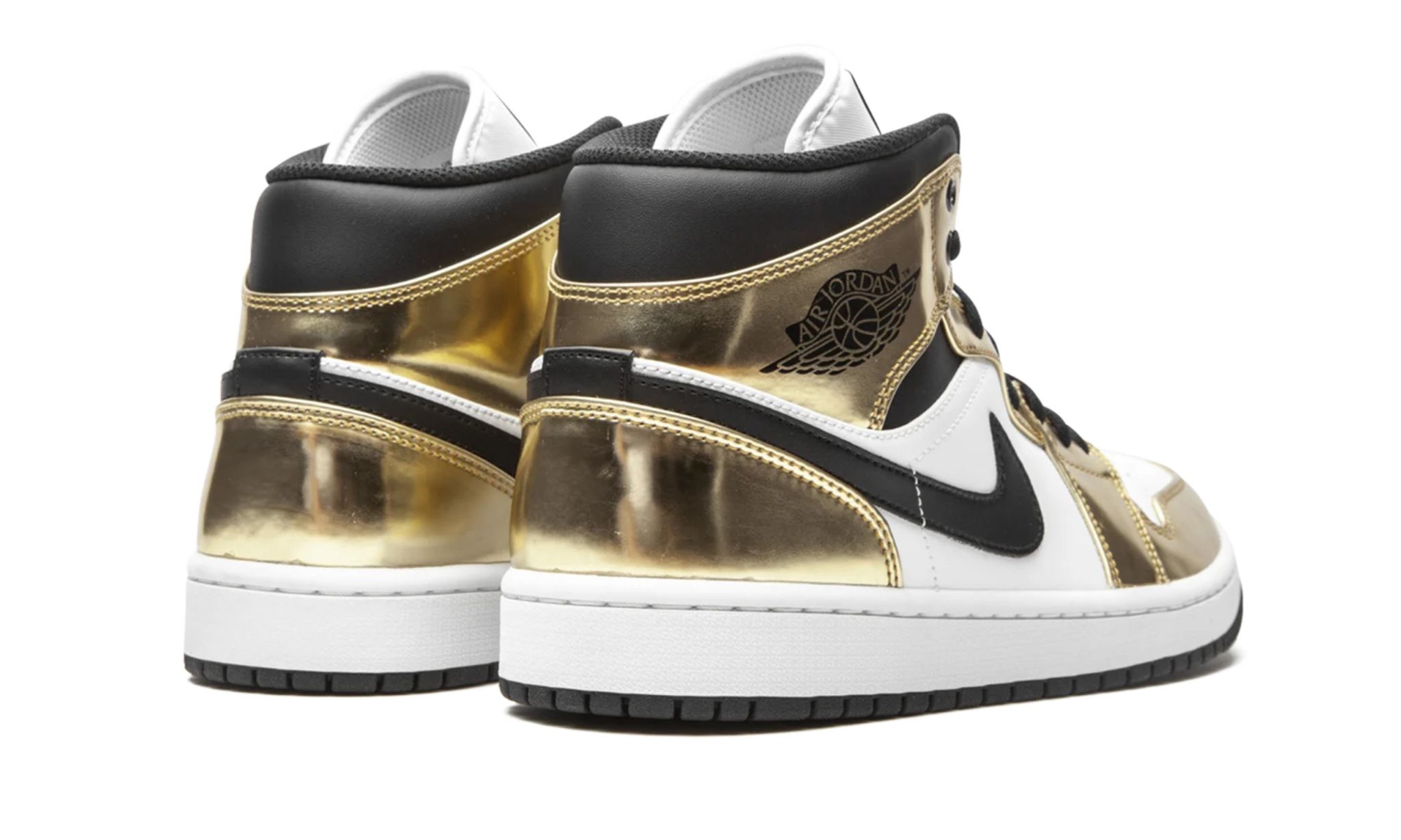 Air Jordan 1 Mid SE Metallic Gold Sneakers - All-Day Comfort