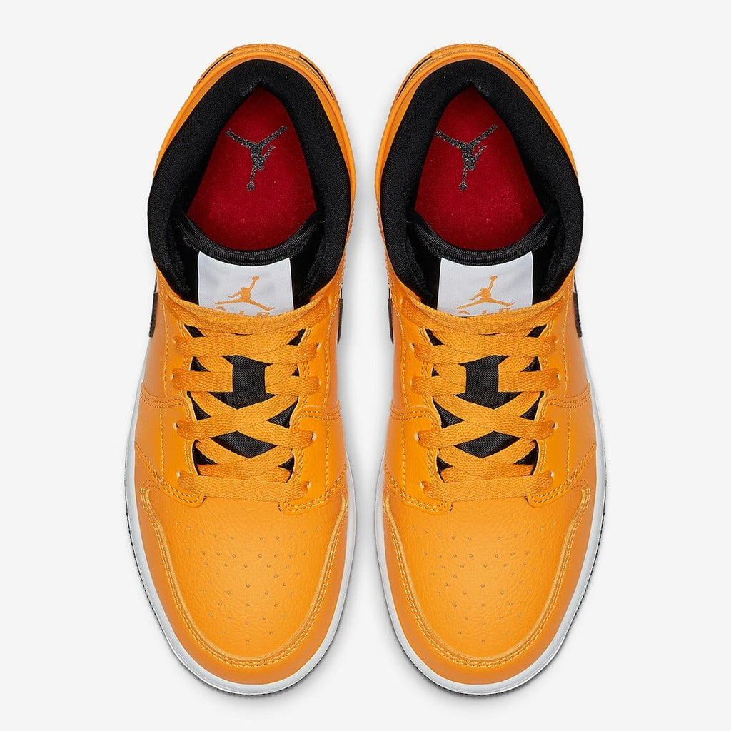 Air Jordan 1 Mid Taxi Yellow Sneakers - Streetwear Essential