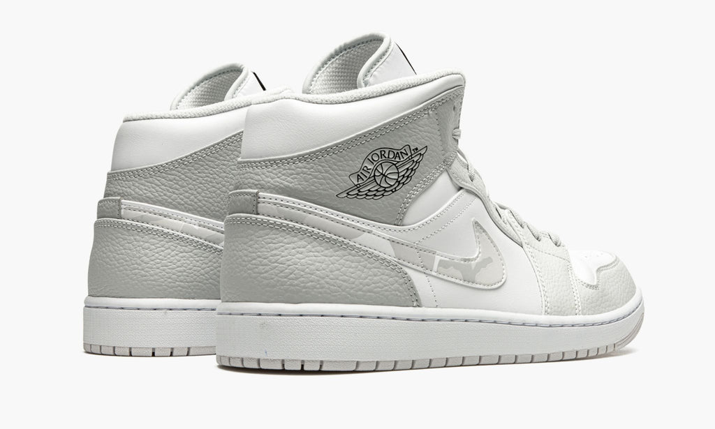 Air Jordan 1 Mid White Camo Sneakers - All-Day Comfort | Hype Sneaker