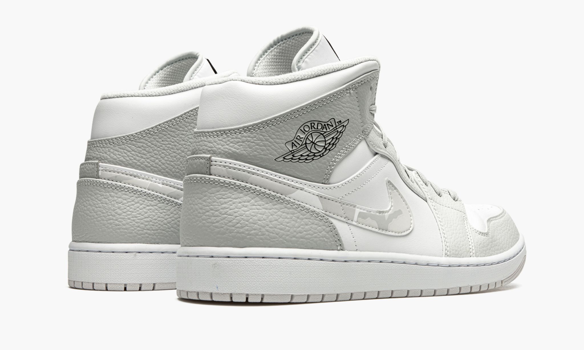 Air Jordan 1 Mid White Camo Sneakers - All-Day Comfort | Hype Sneaker