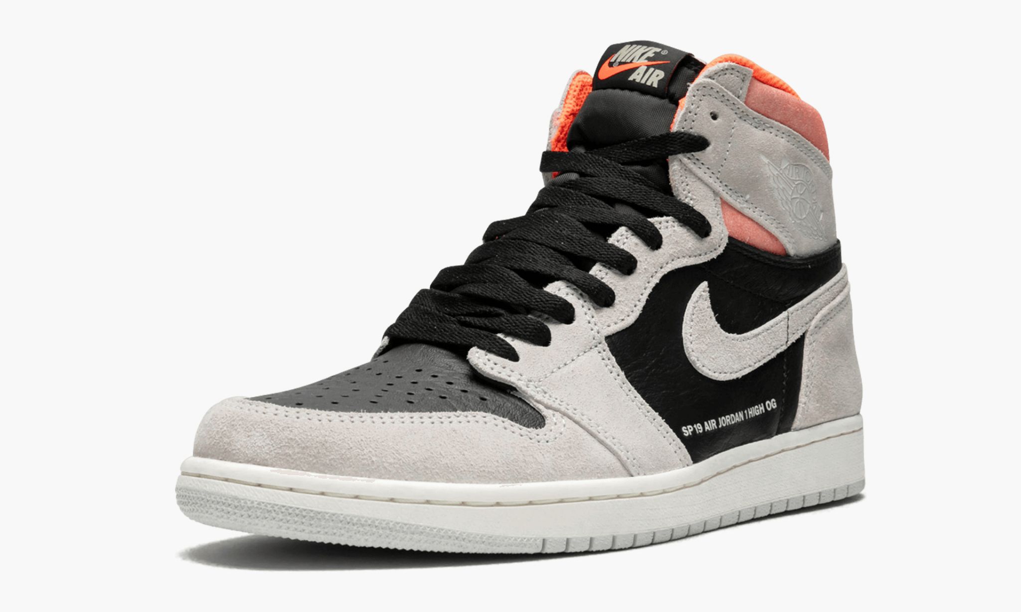 Air Jordan 1 Retro High OG “Neutral Grey/Hyper Crimson” Sneakers - Archive Ed...