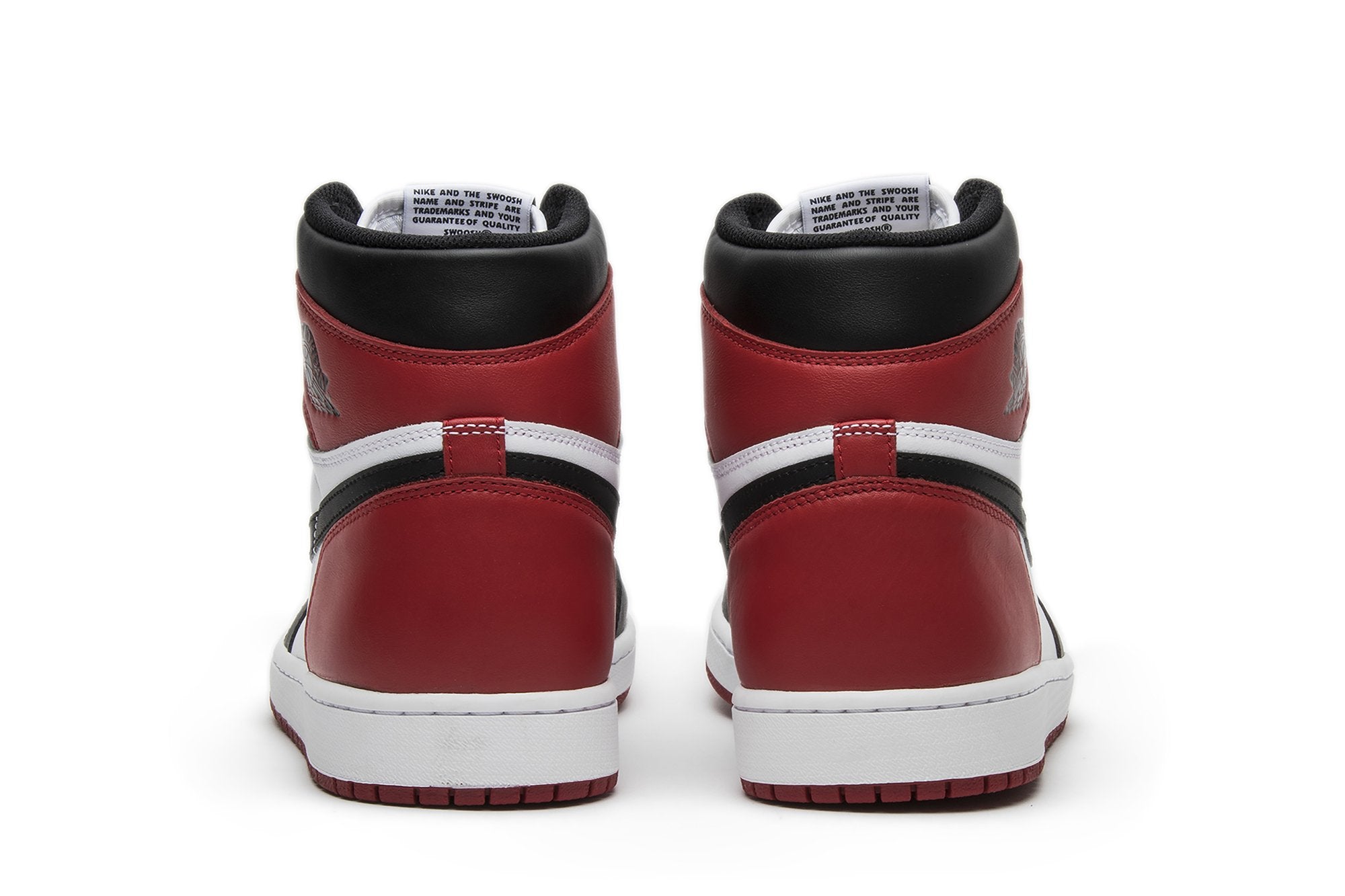Air Jordan 1 Retro High OG Black Toe Sneakers - Performance Runner