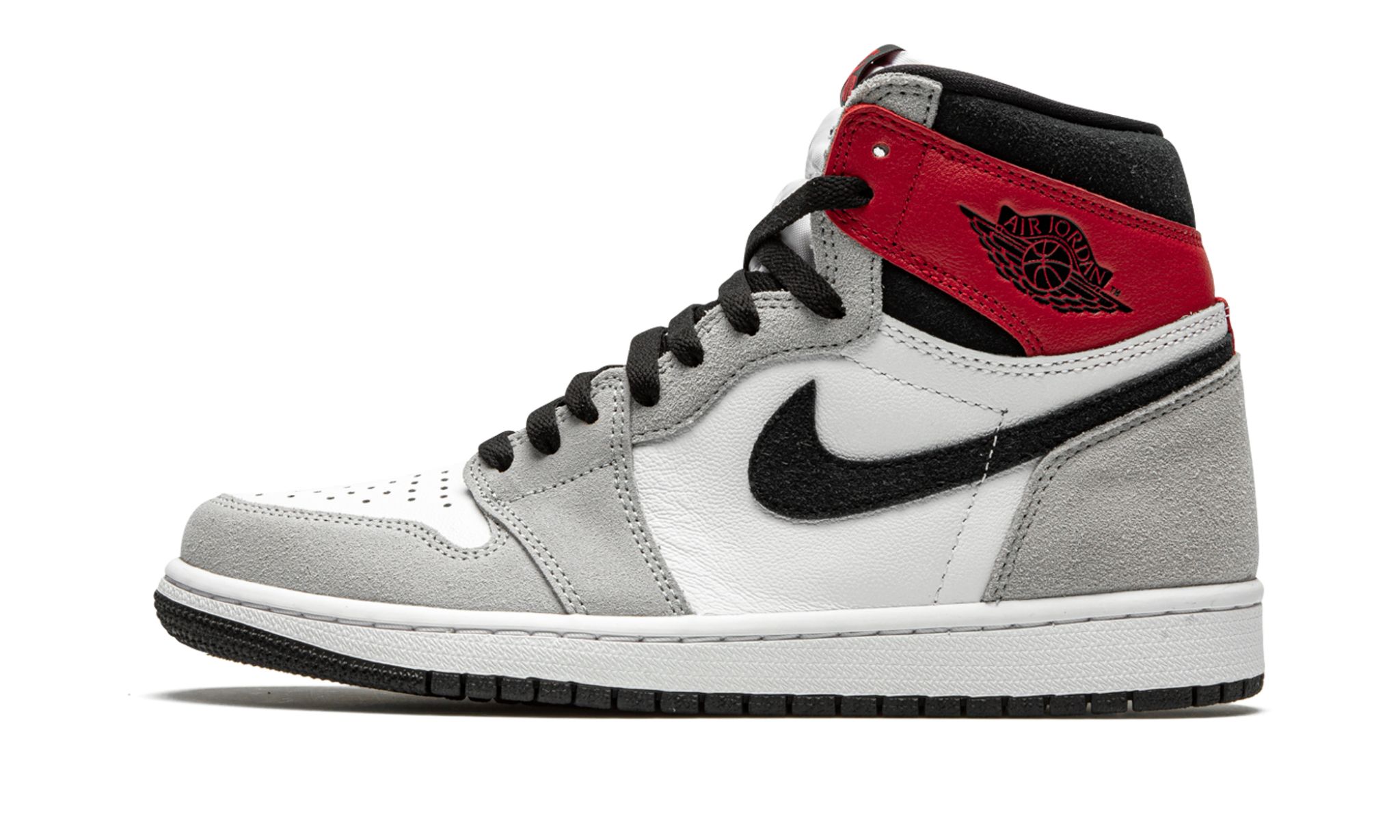 Air Jordan 1 Retro High OG Light Smoke Grey Sneakers - Hall of Fame
