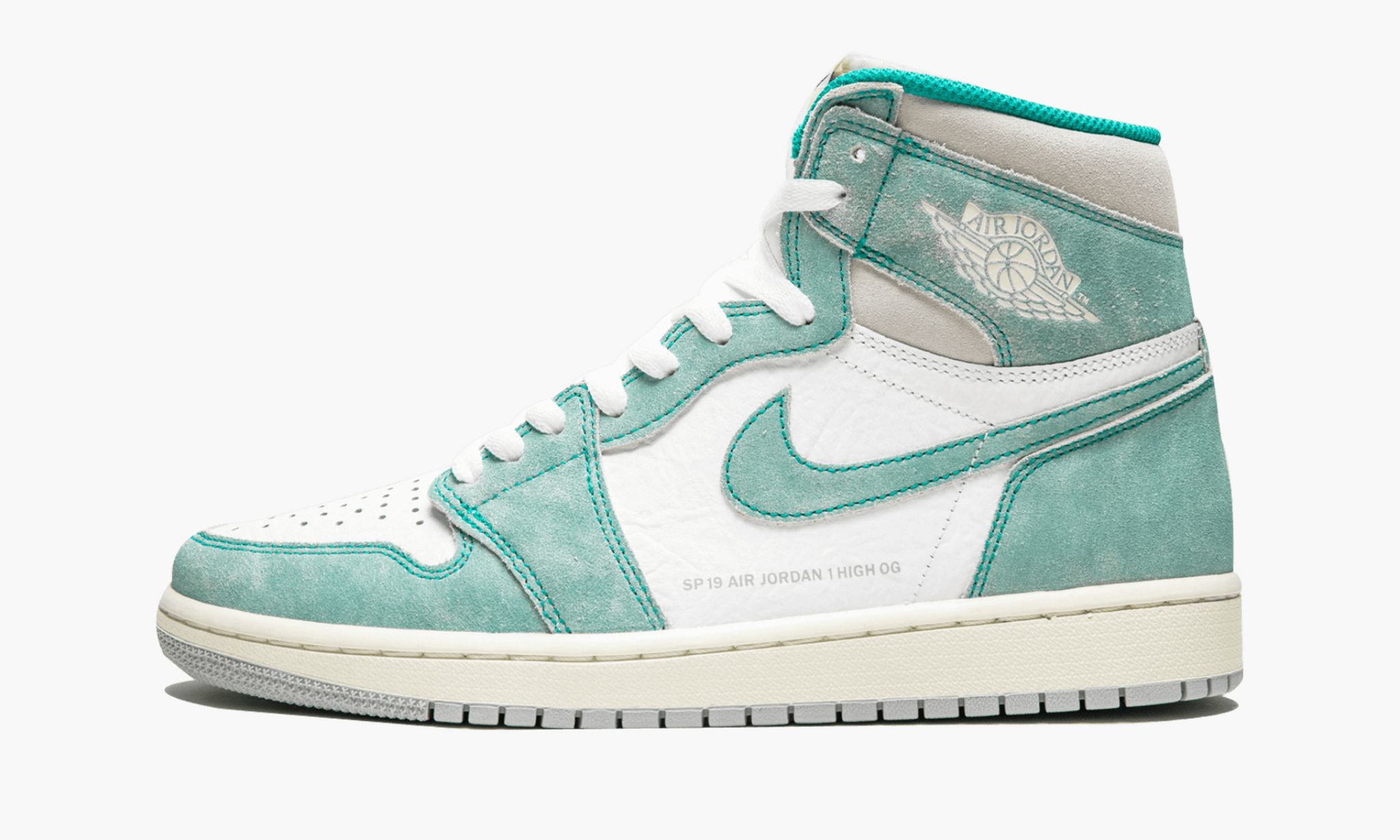 Air Jordan 1 Retro High OG Turbo Green Sneakers - Hall of Fame