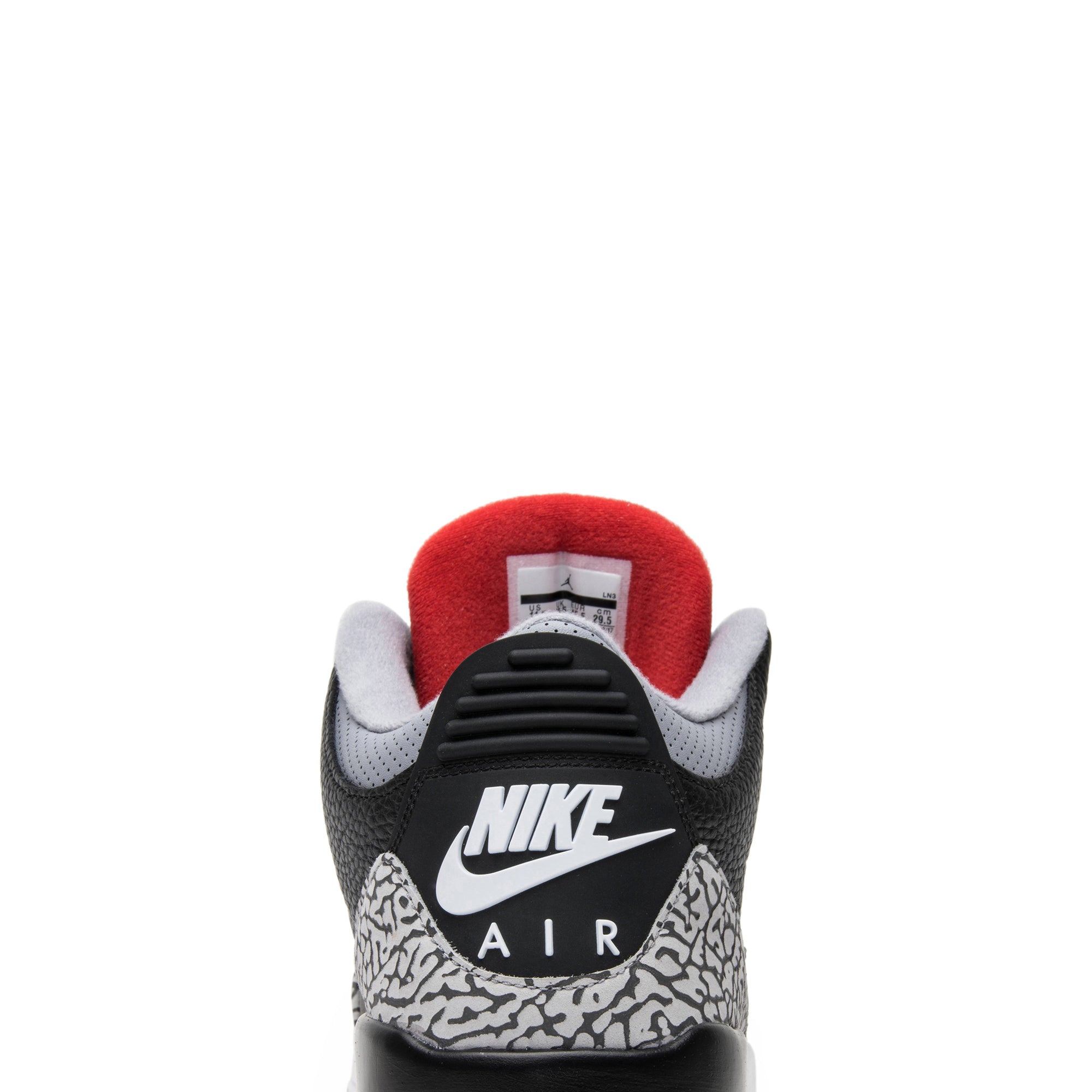 Air Jordan 3 Retro OG Black Cement 2018 854262-001 Sneakers - Cushioned Stride