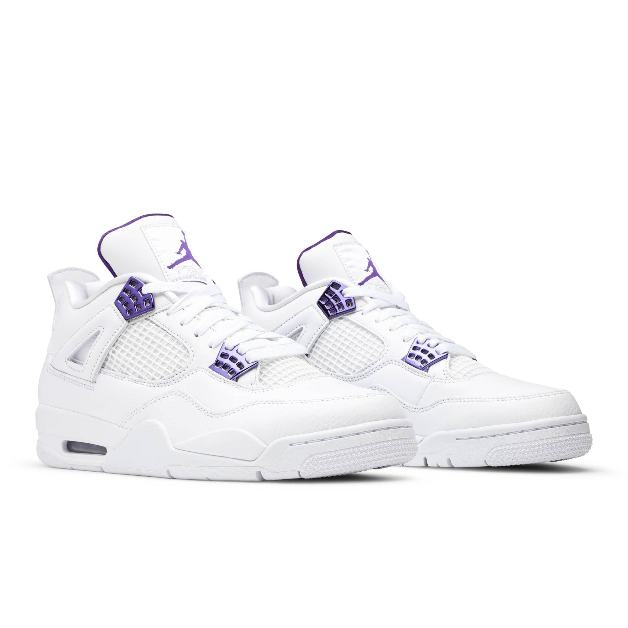 Air Jordan 4 Retro ‘Purple Metallic’ CT8527-115 Sneakers - Court Icon