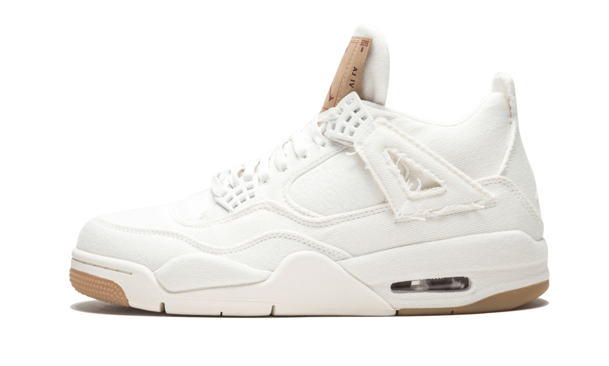 Air Jordan 4 Retro Levis NRG “White Denim” Sneakers - Head-Turner