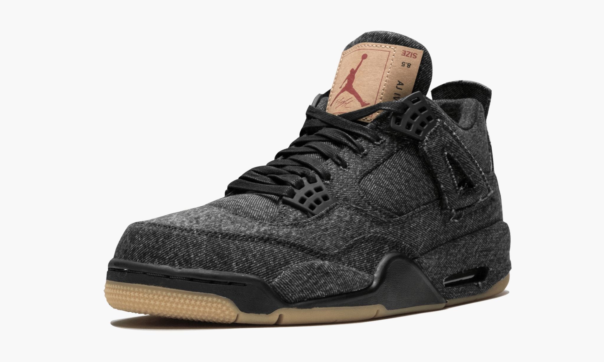 Air Jordan 4 Retro Levis NRG Black Levis Sneakers - Fresh Drop
