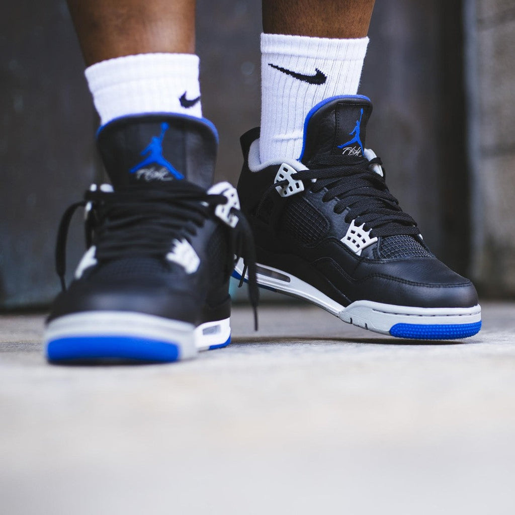 Air Jordan 4 Retro Motorsports Alternate Sneakers - Heritage Edition
