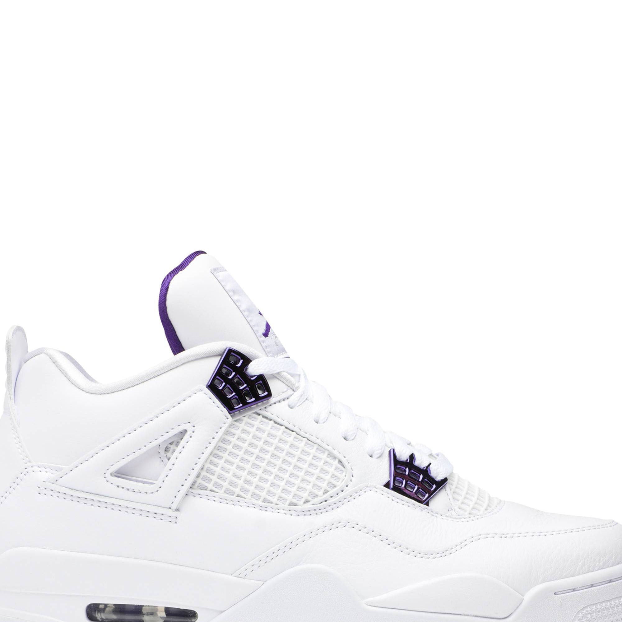 Air Jordan 4 Retro Purple Metallic CT8527-115 Sneakers - Hall of Fame