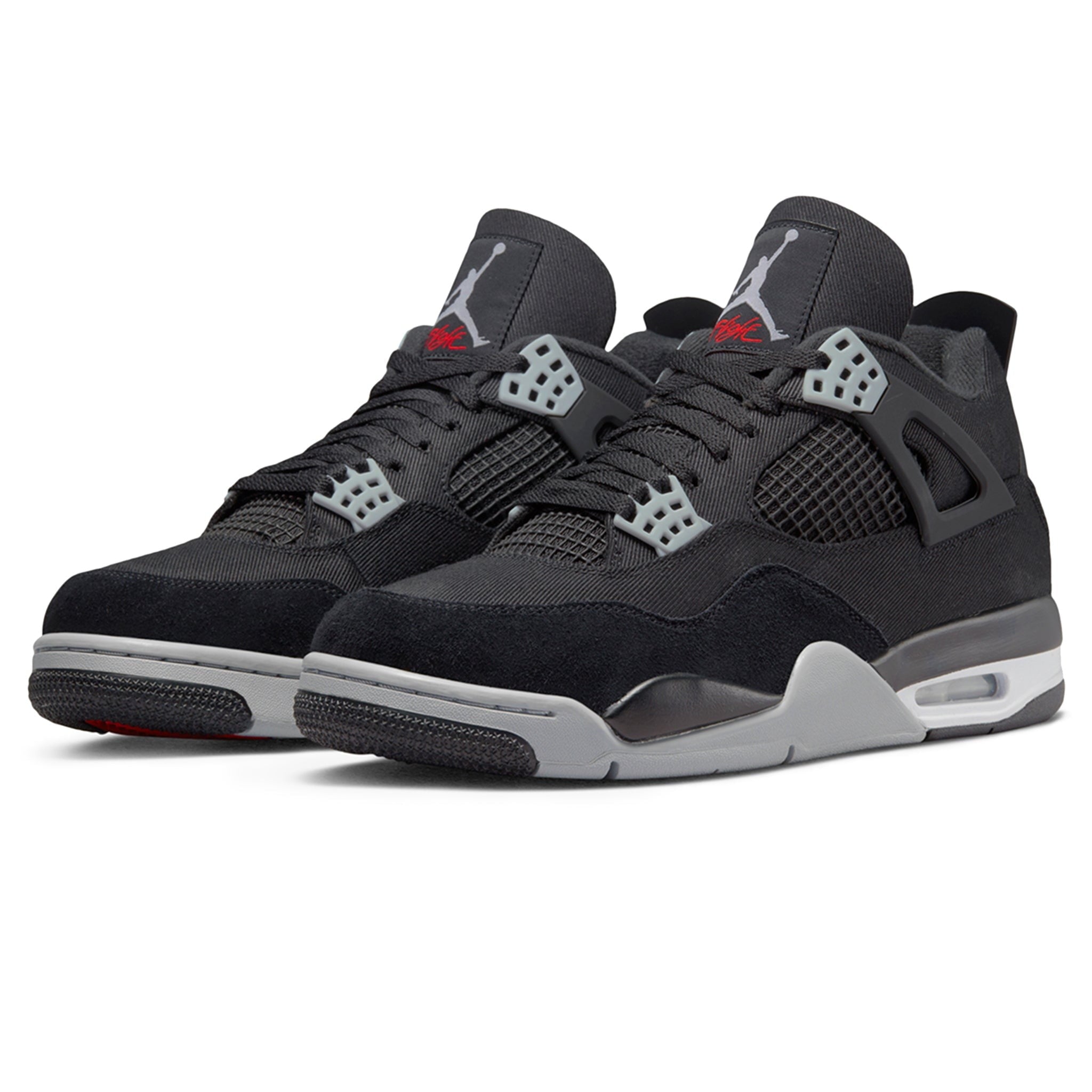 Air Jordan 4 Retro SE Black Canvas Sneakers - Prime Pick
