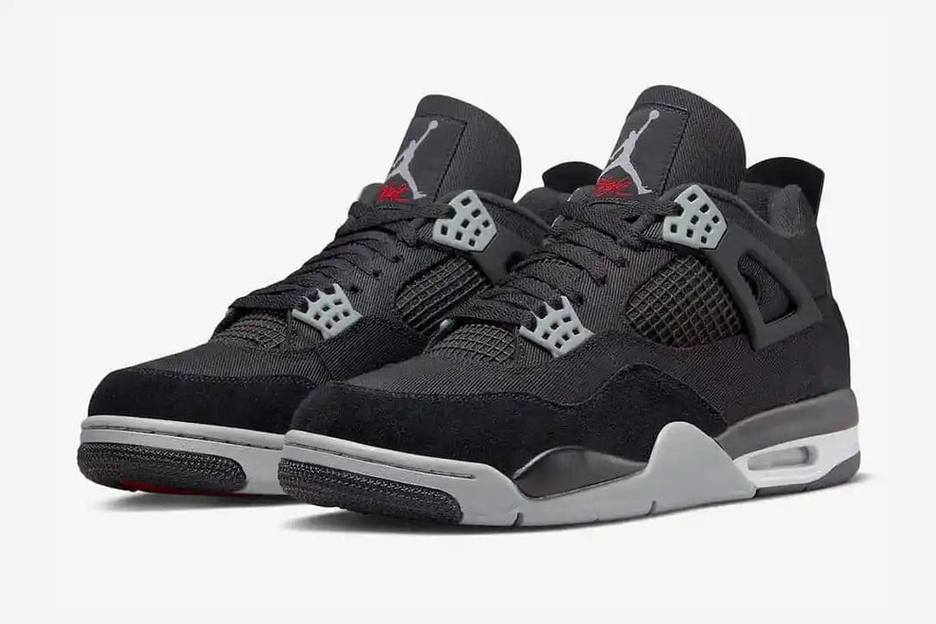 Air Jordan 4 Retro SE Black Canvas Sneakers - Prime Pick
