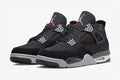 Air Jordan 4 Retro SE Black Canvas Sneakers - Heritage Edition