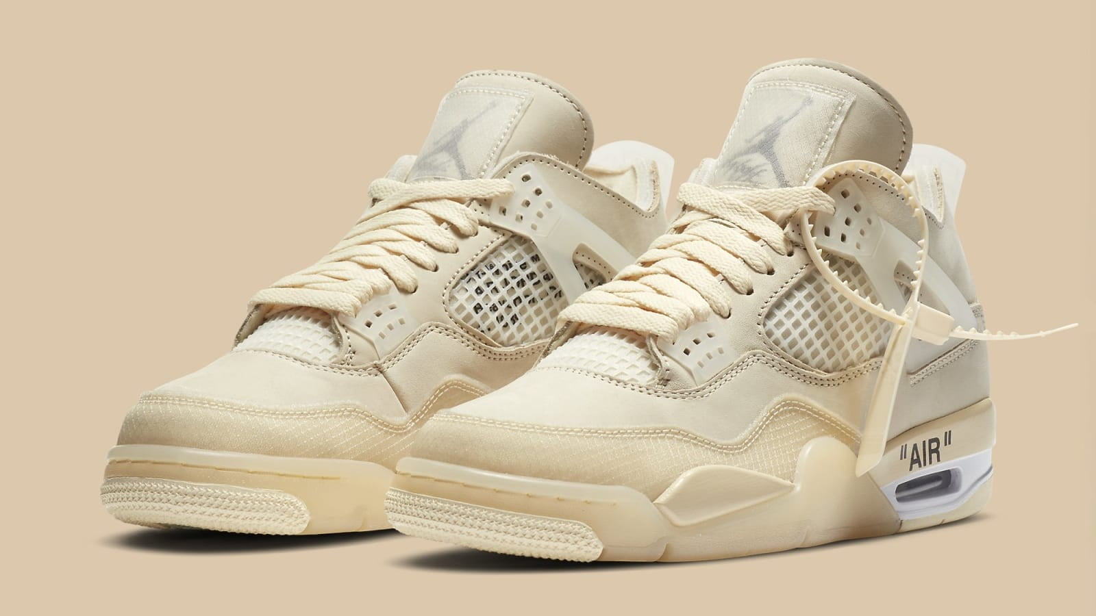Air Jordan 4 Sail CV9388 Sneakers - Authentic | On-Feet Fire