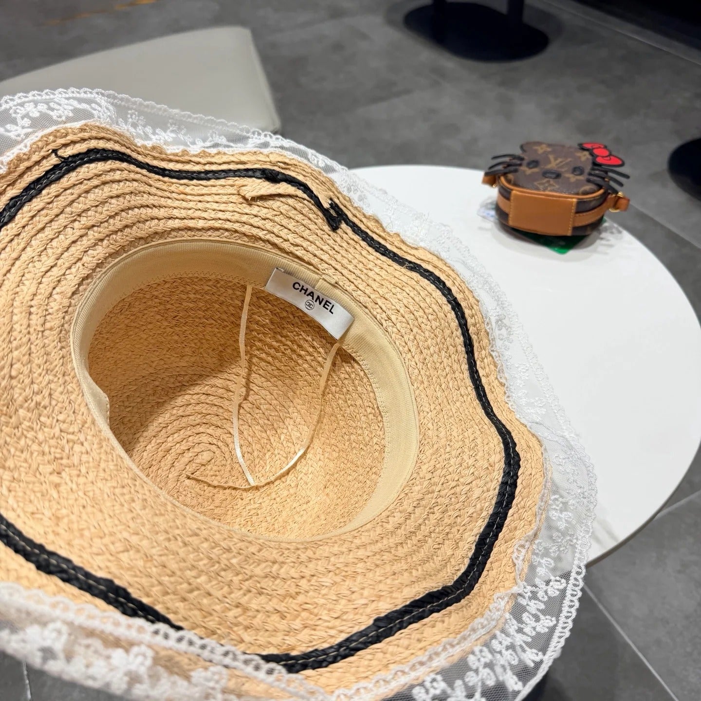 Chanel Sun Hat Raffia 219142