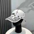 Miumiu Bandana Pattern And Embroidered Logo Hat 229398