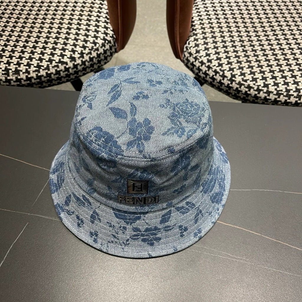 Fendi Embroidered Logo Bucket Hat 221107