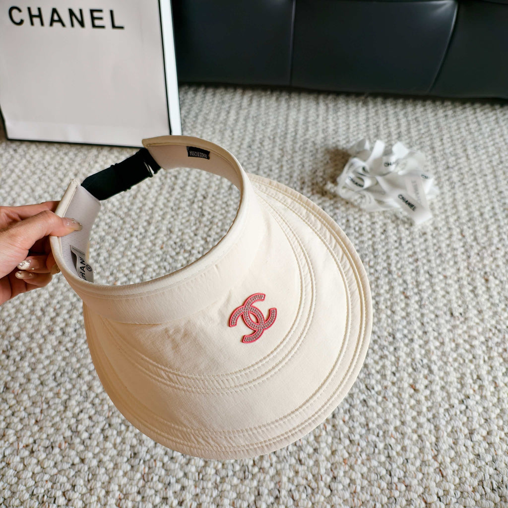 Chanel Sun Hat with Visor Cotton 237186