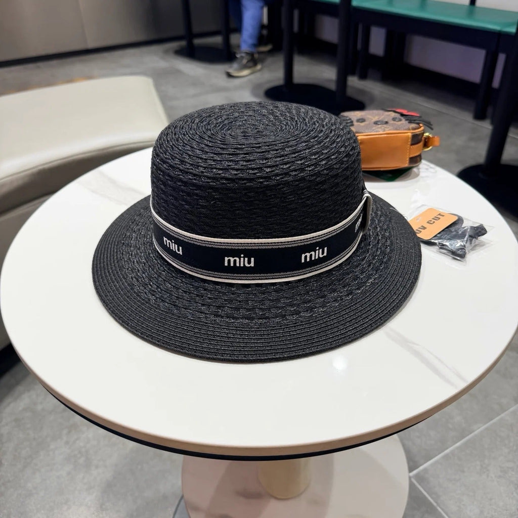 Miumiu Elegant Straw Hat 219118