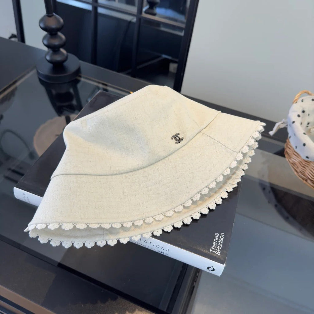Chanel Lace Sun Hat 196101