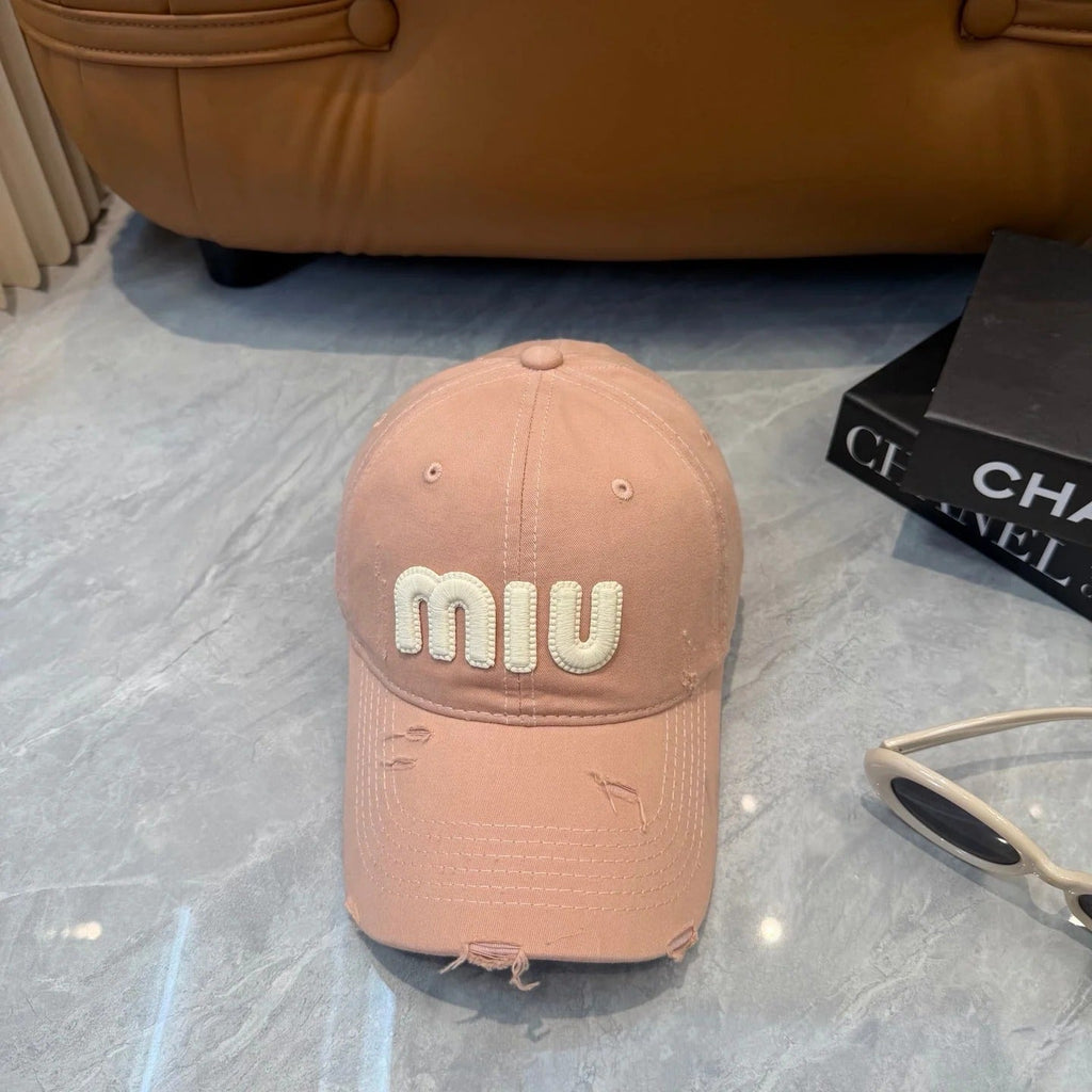 Miu Baseball Cap Cotton 280836