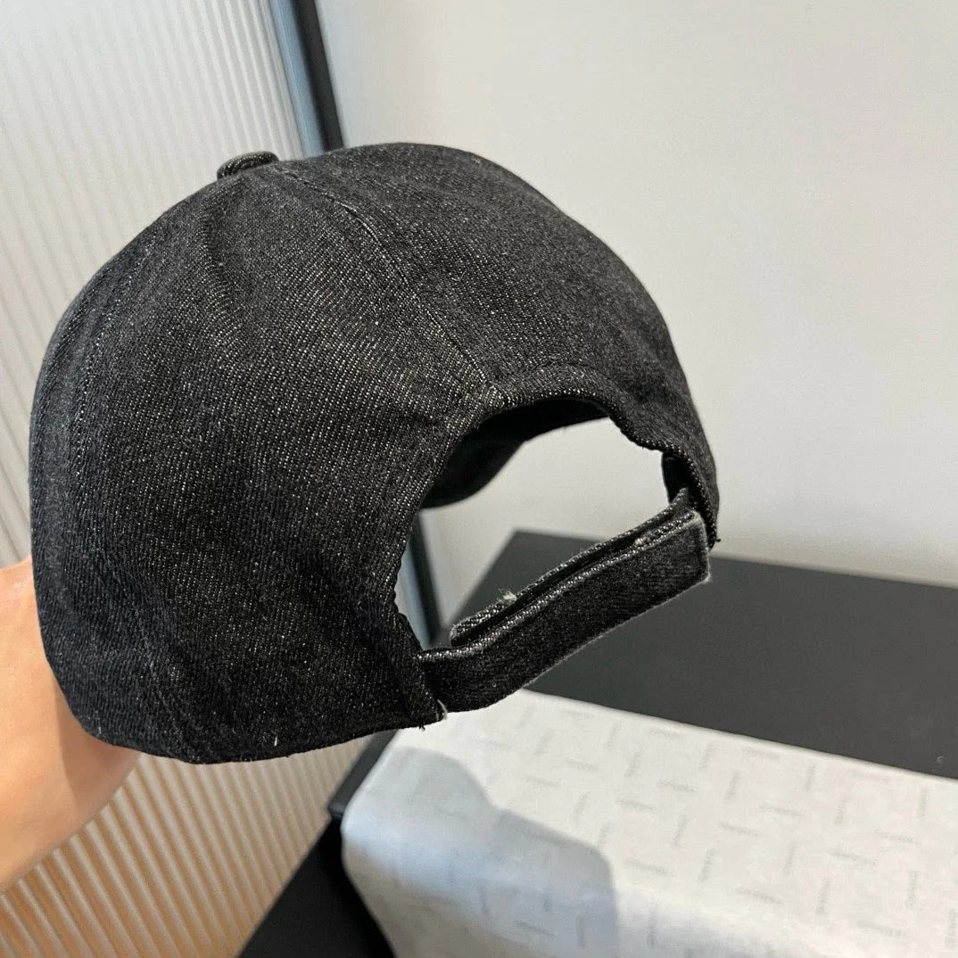 BASEBALL HAT DENIM CHARCOAL GRAY 673993