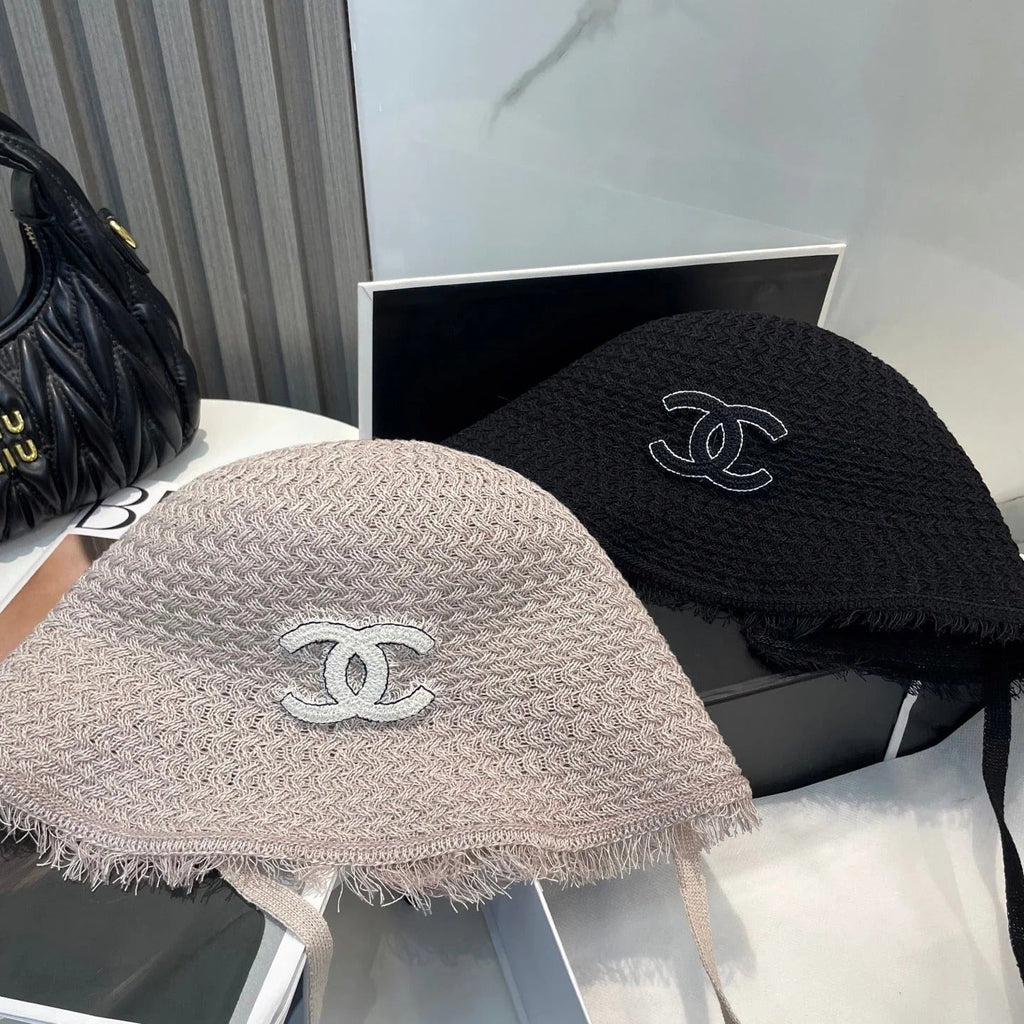 KNITTED BUCKET HAT BLACK 673882