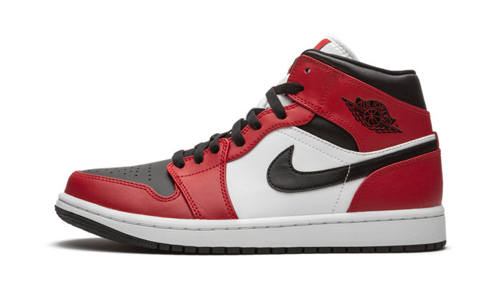 Jordan 1 Mid Chicago Black Toe 554724 Sneakers - Game Changer